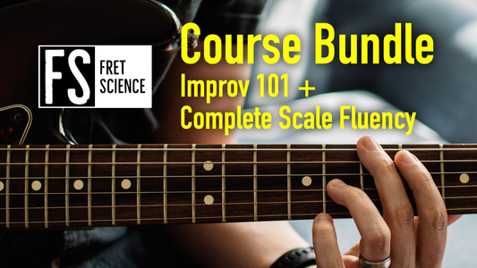 The Fret Science Course Bundle: Improv 101 + Complete Scale Fluency